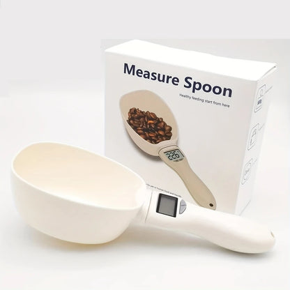 Kitchen Digital Food Measuring Spoon Scale Pet Food Measuring Spoon Scale Suitable for Cat and Dog Food Measuring Flour Spoon ﻿