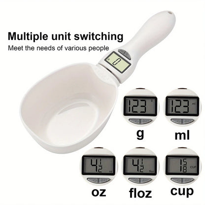Kitchen Digital Food Measuring Spoon Scale Pet Food Measuring Spoon Scale Suitable for Cat and Dog Food Measuring Flour Spoon ﻿